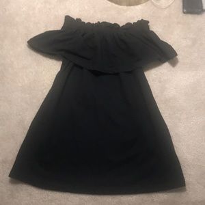 H&M Black off the shoulder dress